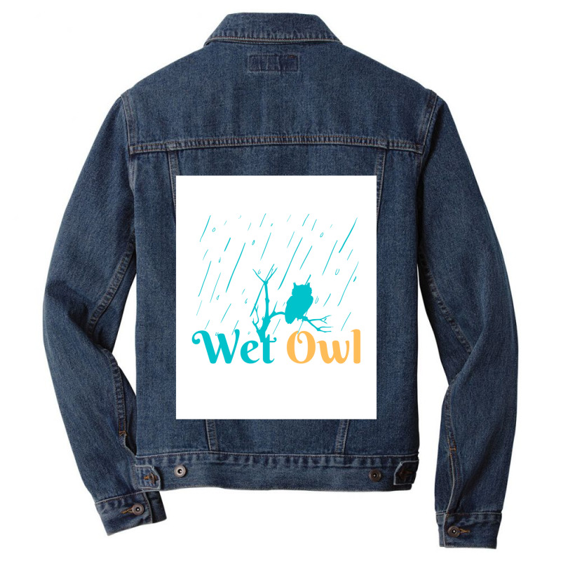 Wet Owl Men Denim Jacket by CHRISTOPHERBARRERAS | Artistshot