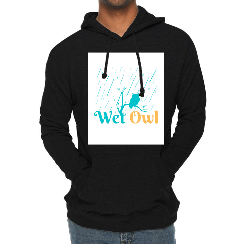 Wet Owl Lightweight Hoodie by CHRISTOPHERBARRERAS | Artistshot