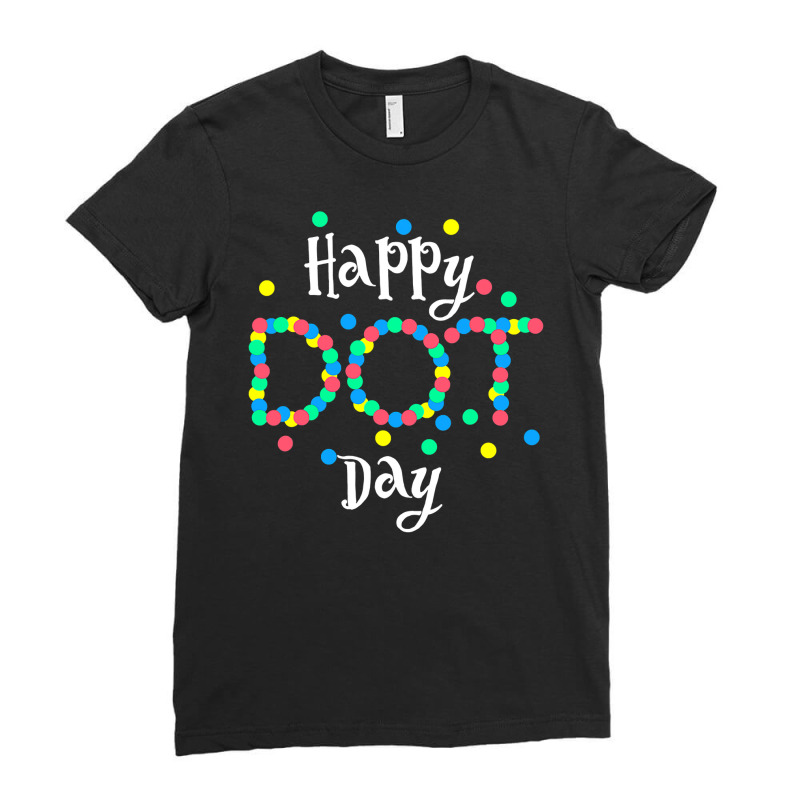 Dot Day Tshirt International Dot Day  2022 Kids Dot Day Ladies Fitted T-Shirt by ScottArtist | Artistshot