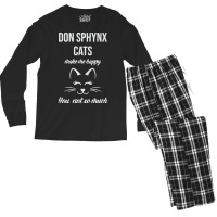 Don Sphynx Make Me Happy You Not So Much Men's Long Sleeve Pajama Set | Artistshot