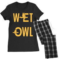 Wet Owl Text Meme Graphic 2022 Women's Pajamas Set | Artistshot