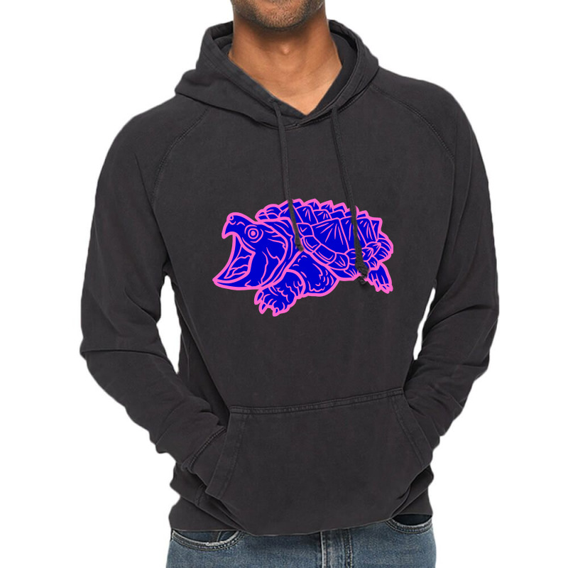 Trending Alligator Snapping Turtle - Reptile - Wildlife - Cute Turtle Vintage Hoodie by declangreenwood | Artistshot