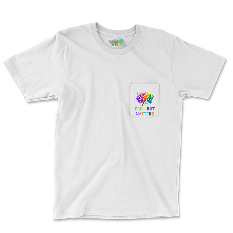 Each Dot Matters Colorful Polka Dot Unity Tree Pocket T-shirt | Artistshot