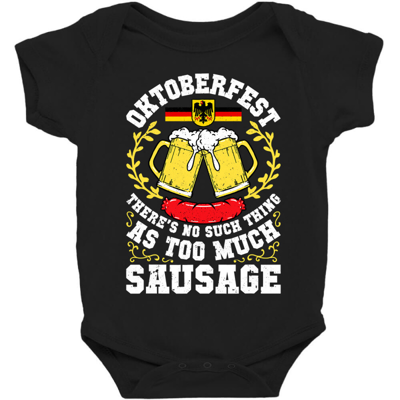 German Oktoberfest Funny Octoberfest Party Men Women Germany Baby Bodysuit | Artistshot