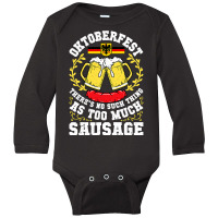 German Oktoberfest Funny Octoberfest Party Men Women Germany Long Sleeve Baby Bodysuit | Artistshot