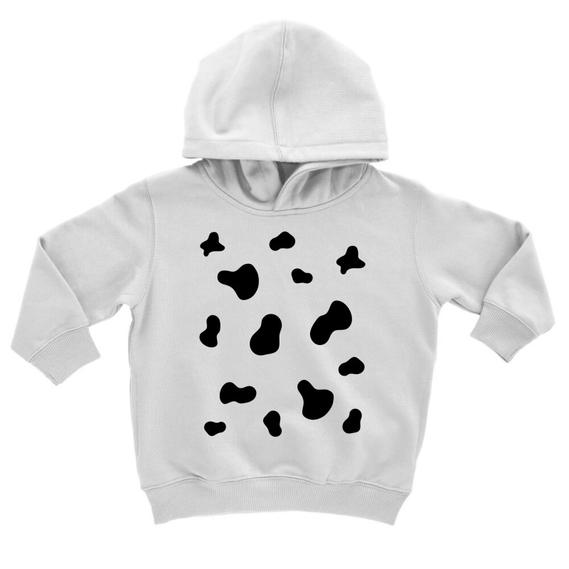 Cute Dalmatian Halloween Costume Dog Black Spots Pattern Toddler Hoodie by HANANELArtist | Artistshot