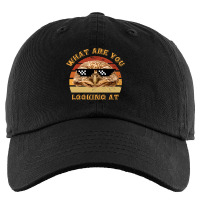 What Are You Looking At Wet Owl Thug Life Retro Sunset 2022 Kids Cap | Artistshot