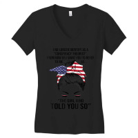 Trending I No Longer Identify The Girl Who Told You So Bunny Hair Women's V-neck T-shirt | Artistshot