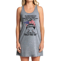 Trending I No Longer Identify The Girl Who Told You So Bunny Hair Tank Dress | Artistshot