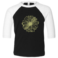 Hot Trend Sunflower Ink Print Toddler 3/4 Sleeve Tee | Artistshot