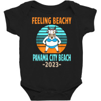 Funny Panama City Beach Vacation 2023 T Shirt Baby Bodysuit | Artistshot