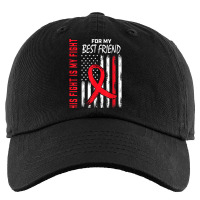 Go Red His Fight Best Friend Heart Disease Usa Flag Gifts T Shirt Kids Cap | Artistshot