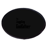 The Juggling Godfather Oval Patch | Artistshot