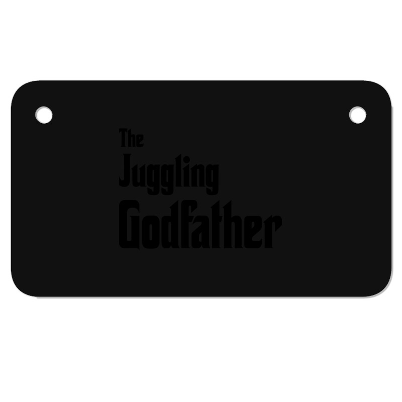 The Juggling Godfather Motorcycle License Plate | Artistshot