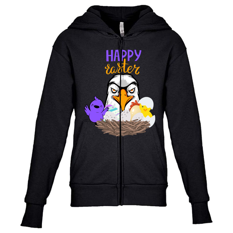 Easter Eagle Nest Youth Zipper Hoodie | Artistshot