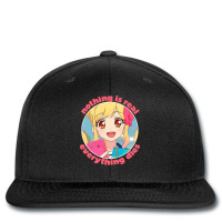 Nothing Is Real Nihilist Anime Design Printed Hat | Artistshot