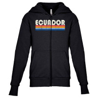 Vintage 70s 80s Style Ecuador Youth Zipper Hoodie | Artistshot