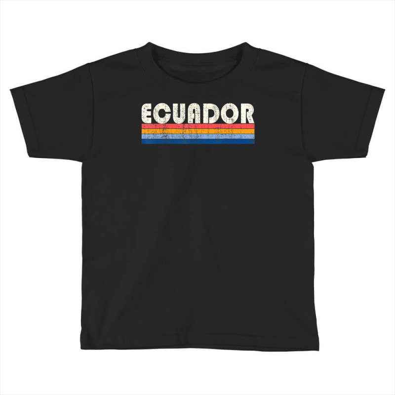 Vintage 70s 80s Style Ecuador Toddler T-shirt by hongquangd | Artistshot