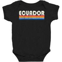 Vintage 70s 80s Style Ecuador Baby Bodysuit | Artistshot