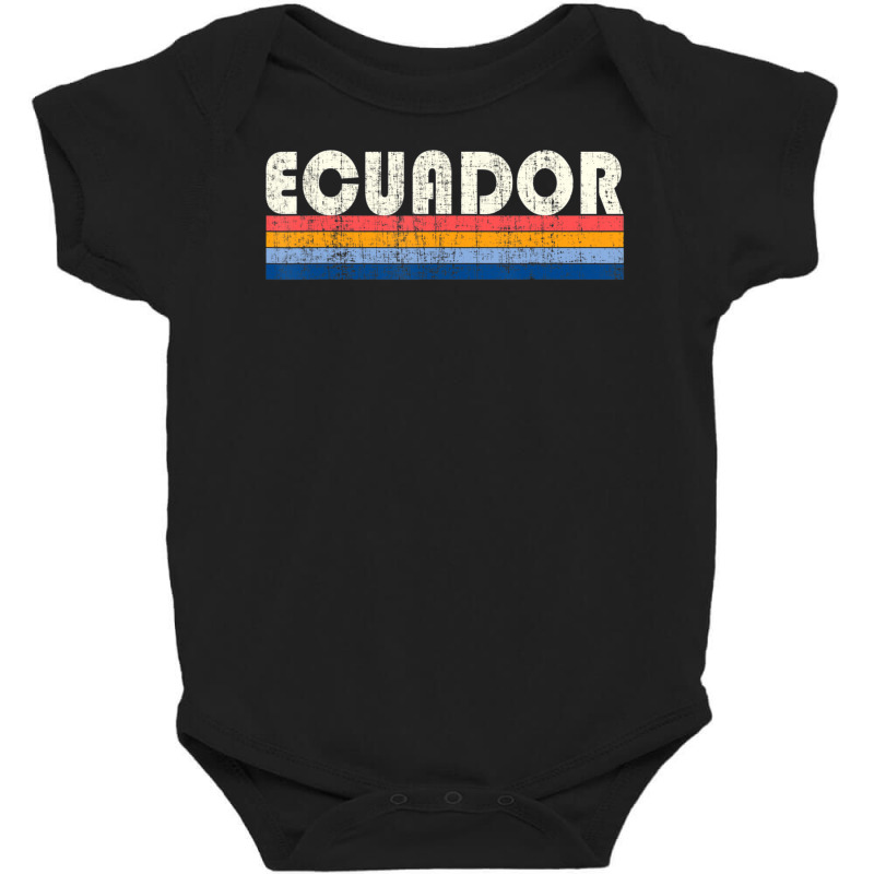 Vintage 70s 80s Style Ecuador Baby Bodysuit by hongquangd | Artistshot