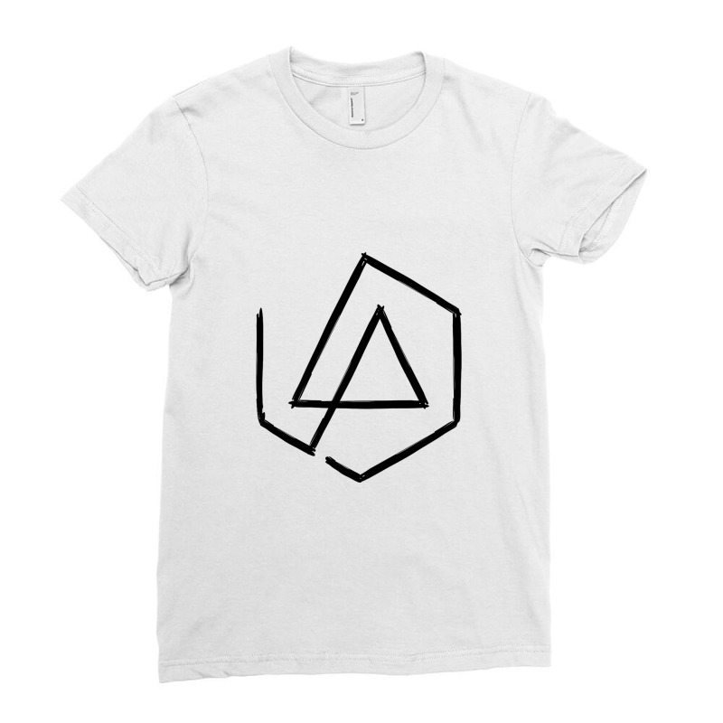 Black Linkin Pentagon Park Ladies Fitted T-Shirt by KayceeO'Conner | Artistshot