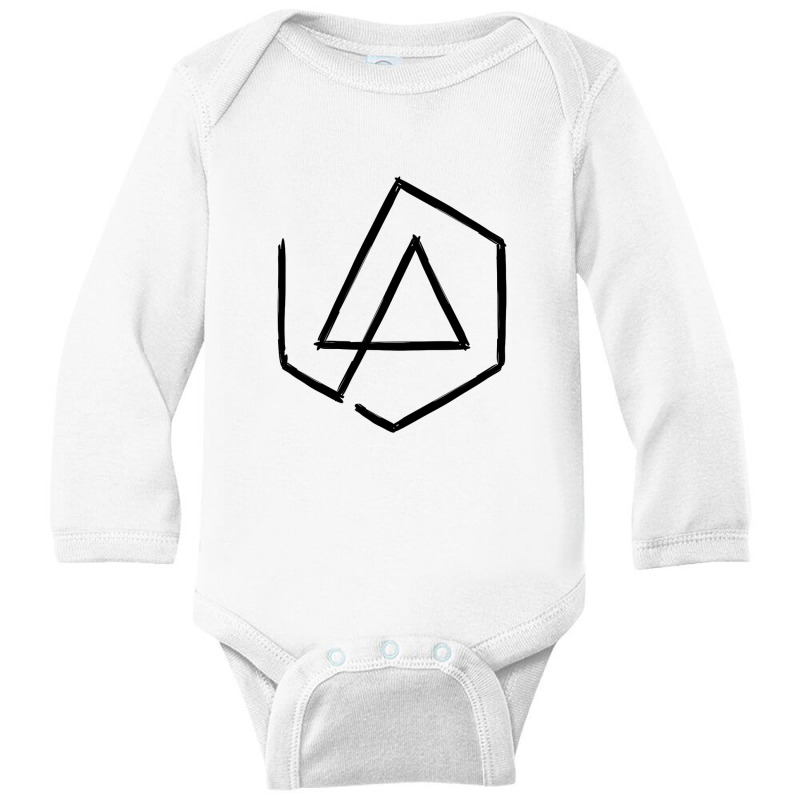 Black Linkin Pentagon Park Long Sleeve Baby Bodysuit by KayceeO'Conner | Artistshot