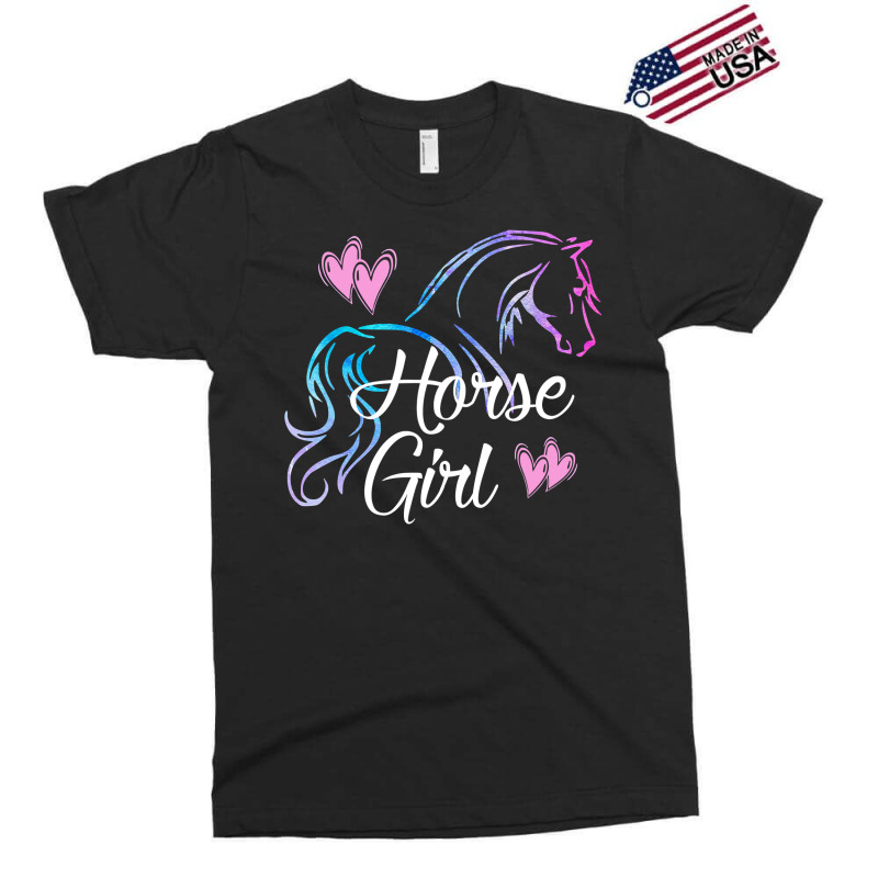 Horse Girl Gift For Horse Lover Equestrian Rider Teens Women Exclusive T-shirt by ElizabethAtist | Artistshot