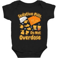 Funny Cat Puppies Happy Meds Calming Sedative Pills Kitten Baby Bodysuit | Artistshot