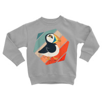 Iceland Animal Puffin Retro Hexa Puffin Lover Seabird Lover T Shirt Toddler Sweatshirt | Artistshot