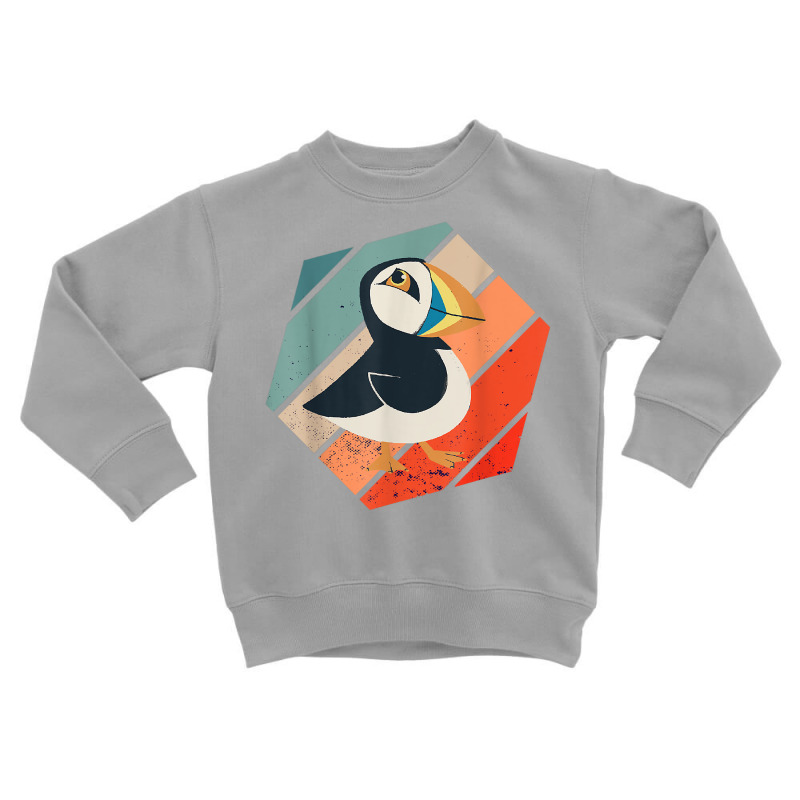 Iceland Animal Puffin Retro Hexa Puffin Lover Seabird Lover T Shirt Toddler Sweatshirt by maryannmjra8 | Artistshot