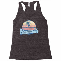 Oceanside California Ca Vintage 70s Retro Surfer Racerback Tank | Artistshot