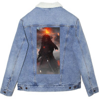 Madara Collection Unisex Sherpa-lined Denim Jacket | Artistshot