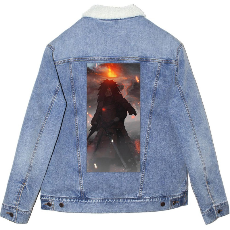 Madara Collection Unisex Sherpa-Lined Denim Jacket by laurynvanhoose | Artistshot