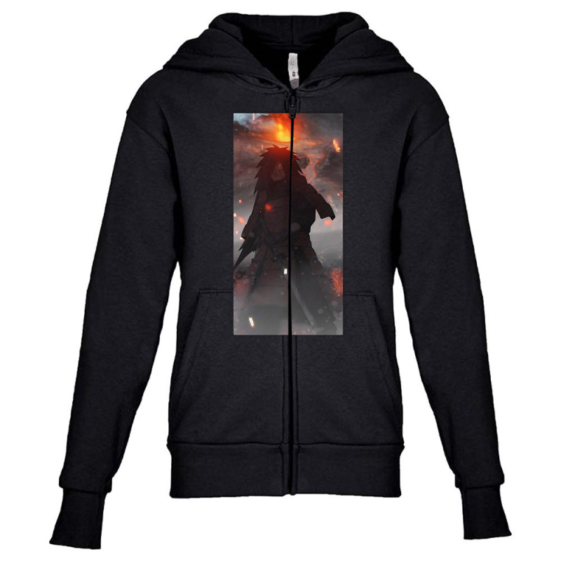 Madara Collection Youth Zipper Hoodie by laurynvanhoose | Artistshot