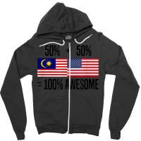 Malaysian Roots Malaysia Heritage Malaysian American T Shirt Zipper Hoodie | Artistshot