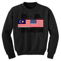 Malaysian Roots Malaysia Heritage Malaysian American T Shirt Youth Sweatshirt | Artistshot