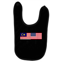 Malaysian Roots Malaysia Heritage Malaysian American T Shirt Baby Bibs | Artistshot