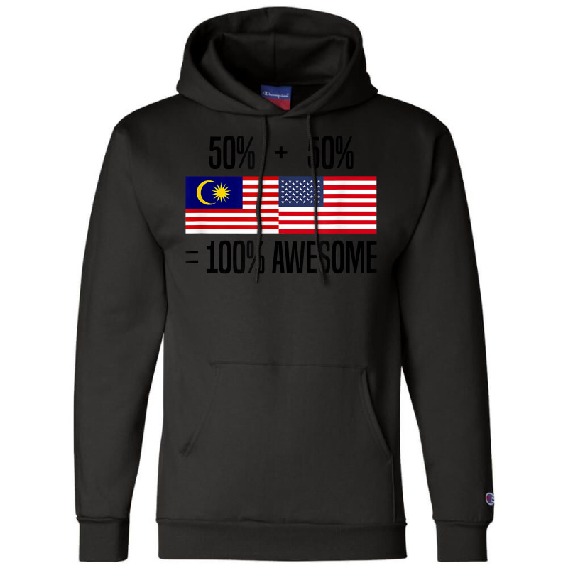 Malaysian Roots Malaysia Heritage Malaysian American T Shirt Champion Hoodie by rennambka | Artistshot