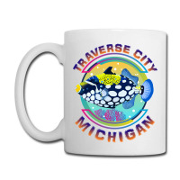 Traverse City Michigan Fishing Town, Clown Triggerfish With Colorful P Coffee Mug | Artistshot