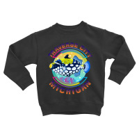 Traverse City Michigan Fishing Town, Clown Triggerfish With Colorful P Toddler Sweatshirt | Artistshot