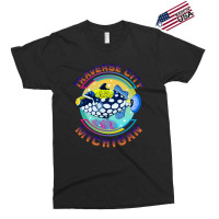 Traverse City Michigan Fishing Town, Clown Triggerfish With Colorful P Exclusive T-shirt | Artistshot