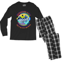 Traverse City Michigan Fishing Town, Clown Triggerfish With Colorful P Men's Long Sleeve Pajama Set | Artistshot