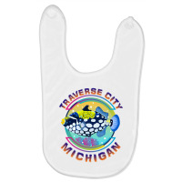 Traverse City Michigan Fishing Town, Clown Triggerfish With Colorful P Baby Bibs | Artistshot