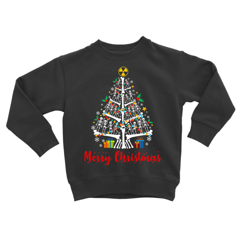 Christmas Tree Skeleton Xmas Radiology Radiologist Toddler Sweatshirt by Siem90 | Artistshot