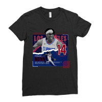 Terance Mann Basketball Paper Poster Clippers Ladies Fitted T-shirt | Artistshot