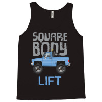 Square Body Lift Blue Tank Top | Artistshot