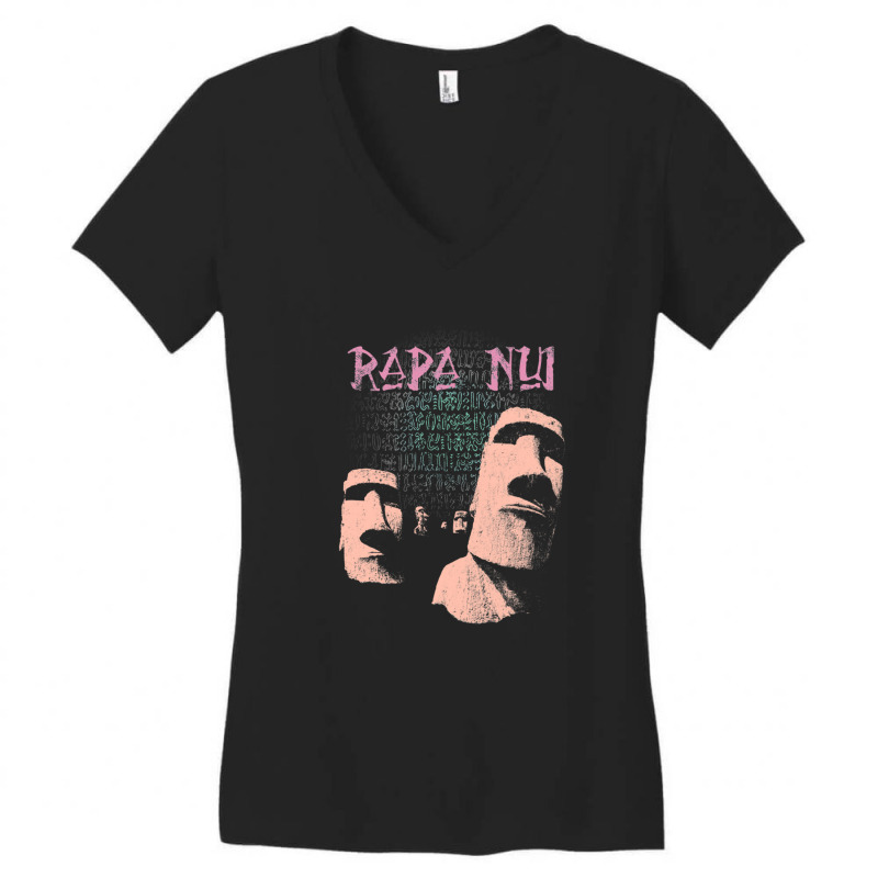 Rapa Nui Easter Island Women's V-neck T-shirt | Artistshot