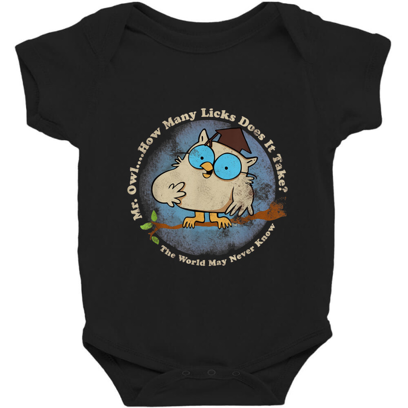 Funny How Many Licks Does It Take Baby Bodysuit by ChristinaMarieCavanaugh | Artistshot