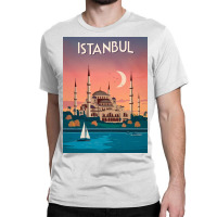 Istanbul Turkey Vintage Travel Classic T-shirt | Artistshot