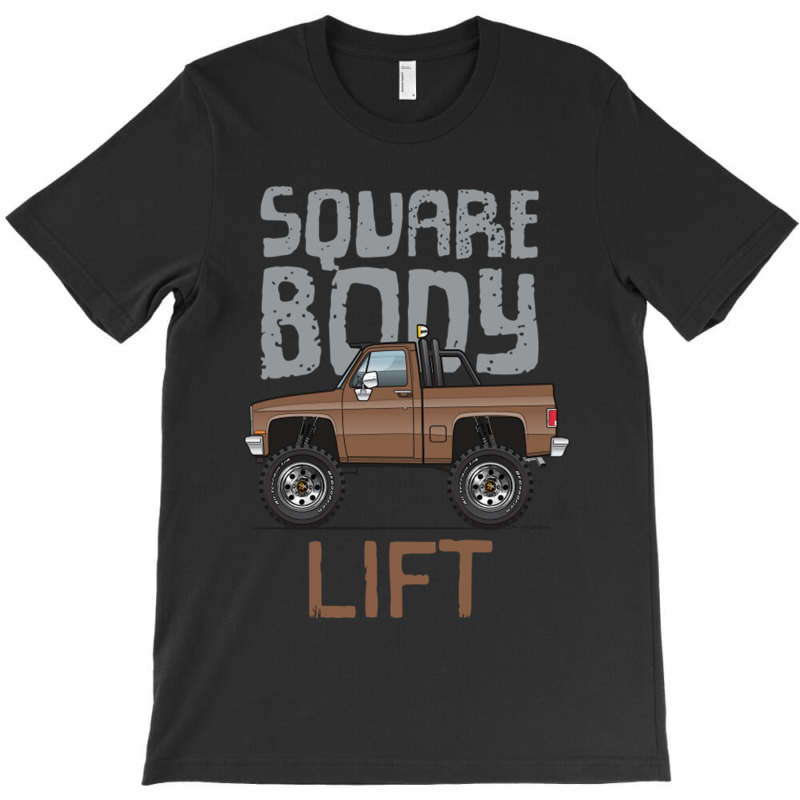 Square Body Lift Light Brown T-shirt | Artistshot